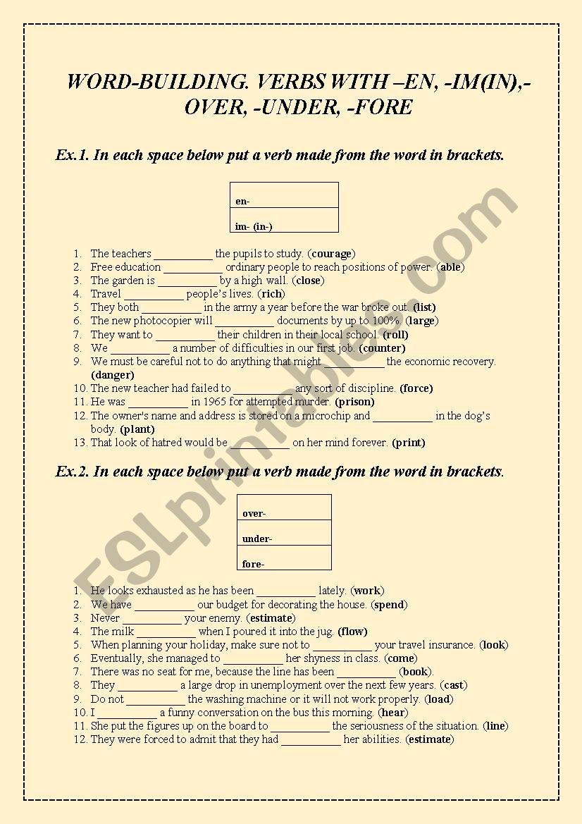 word-building-verbs-with-en-im-in-over-under-fore-esl-worksheet-by-tsarapka82