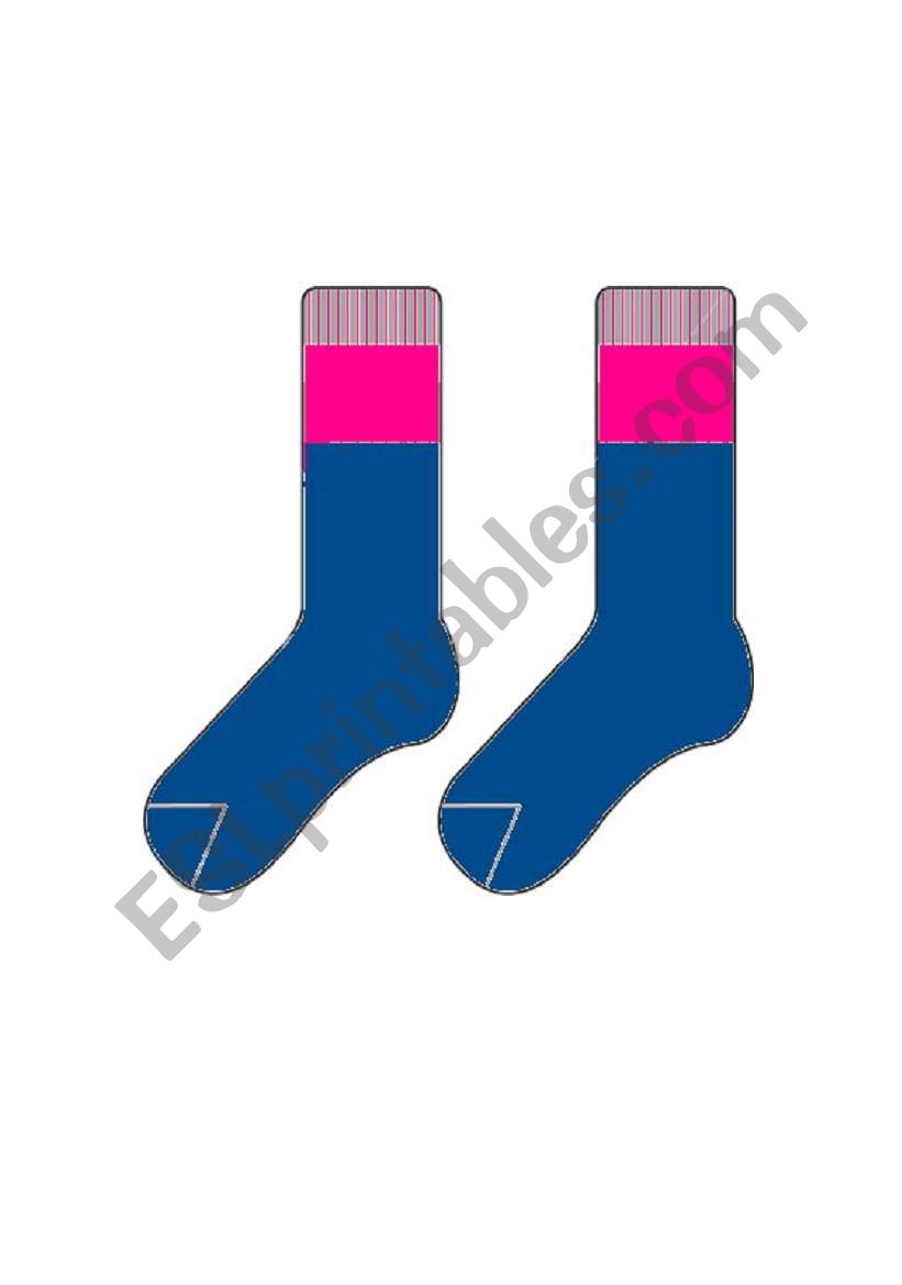 socks worksheet