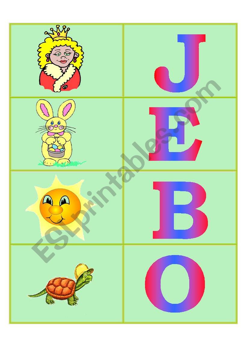 Alphabet dominoes (part 5 out of 6)