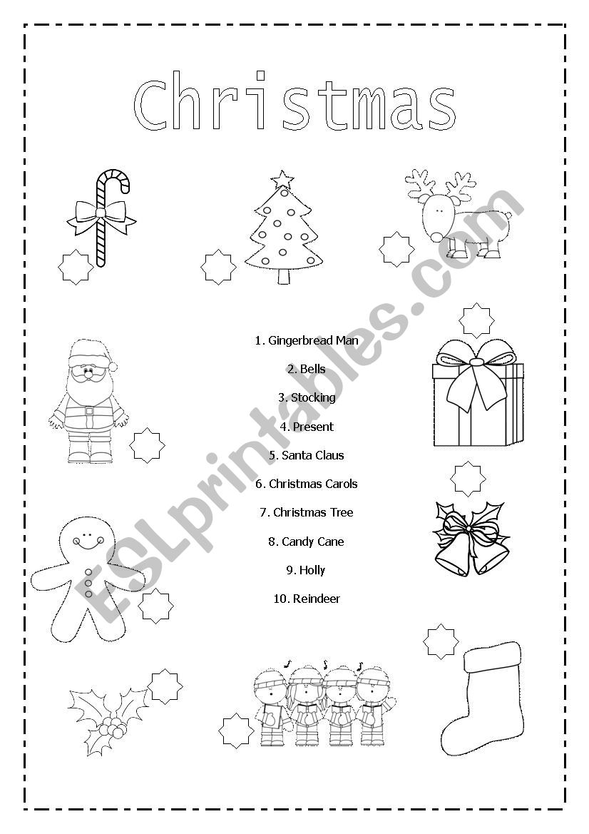 Christmas worksheet worksheet