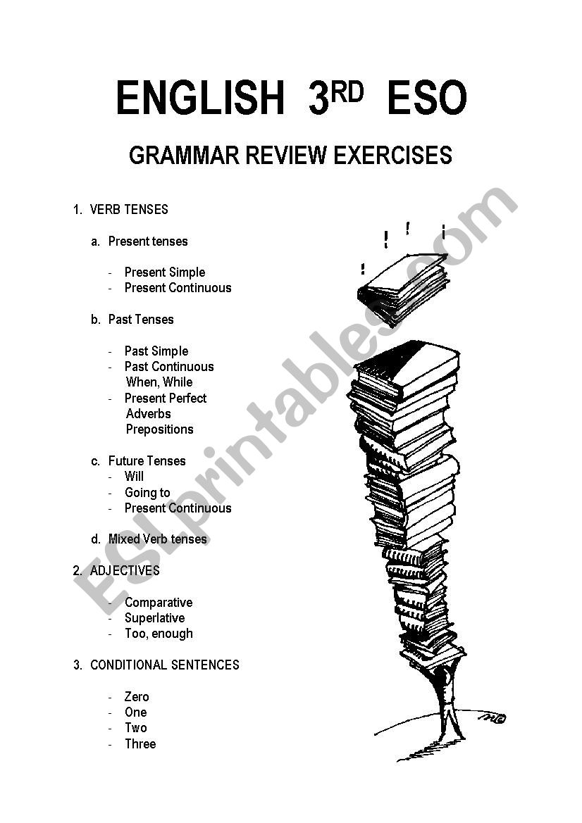 Collection of grammar exercises
