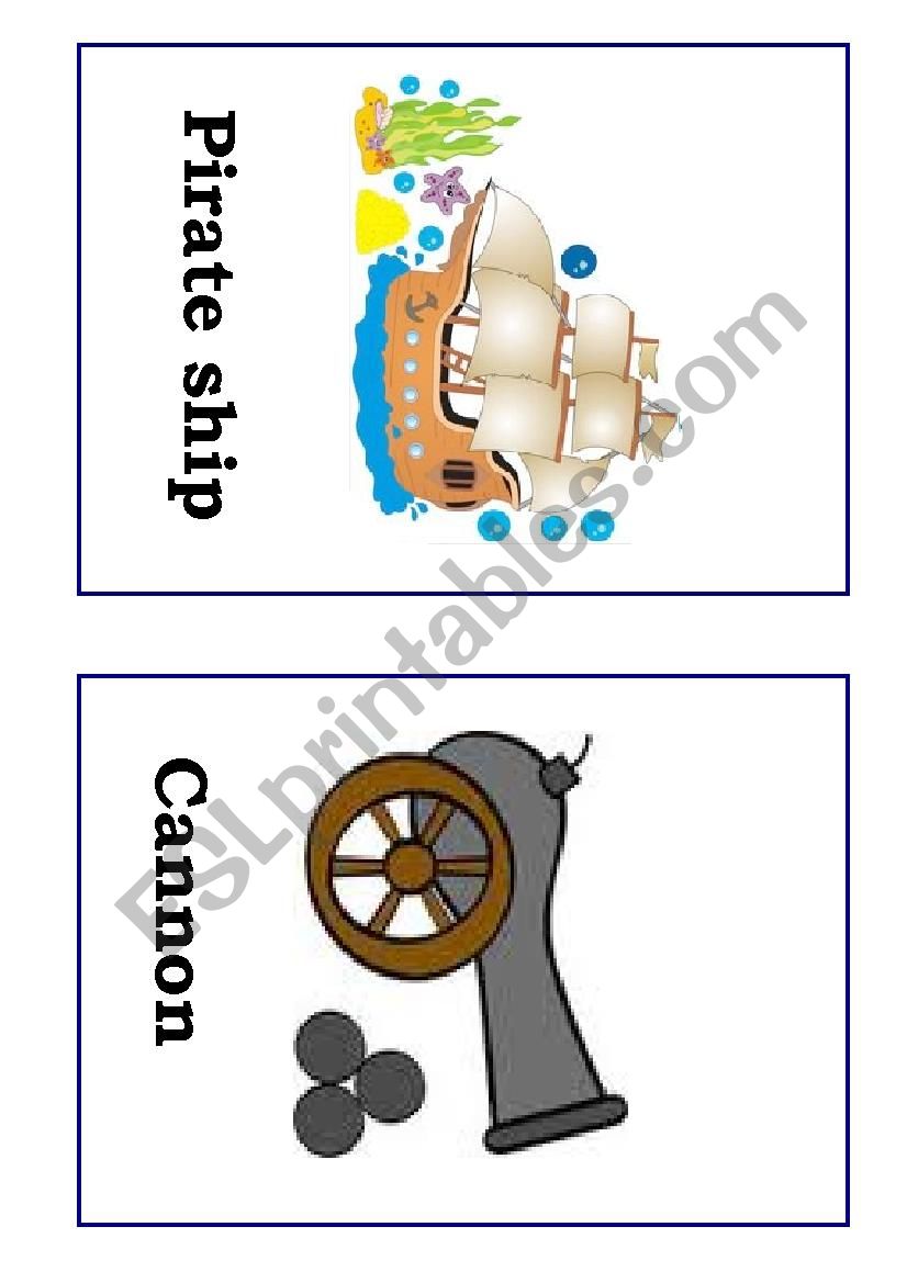 Pirate words worksheet