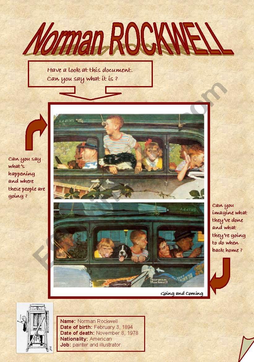 Gong and Coming from Norman Rockwell
