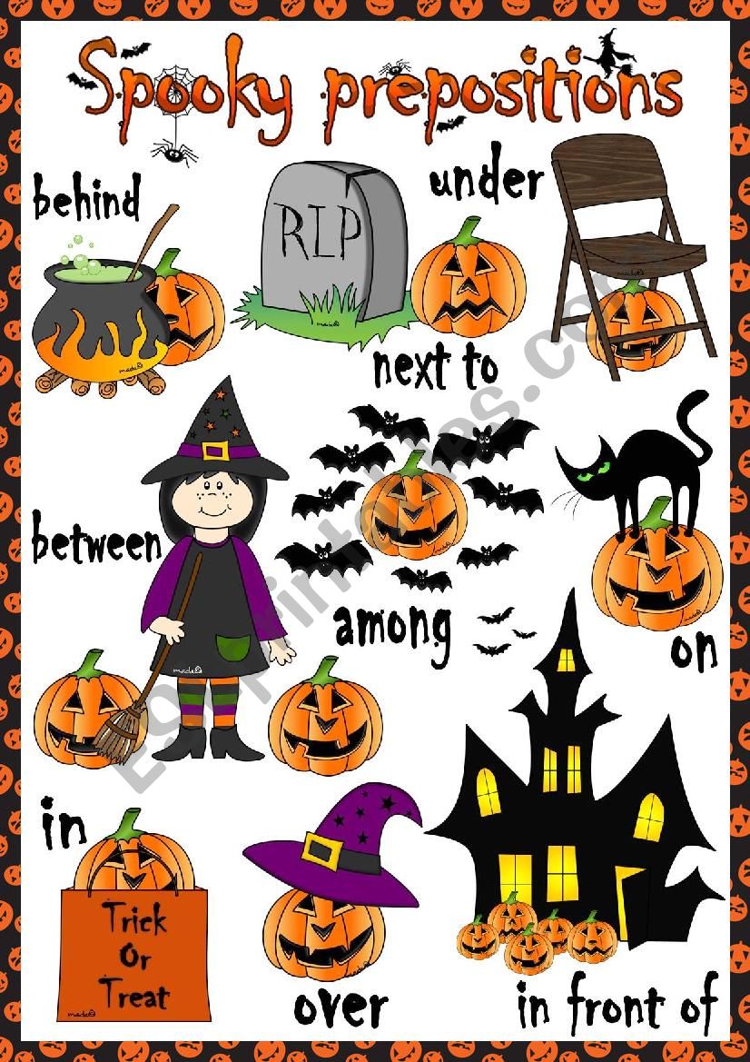 Spooky prepositions (of place)