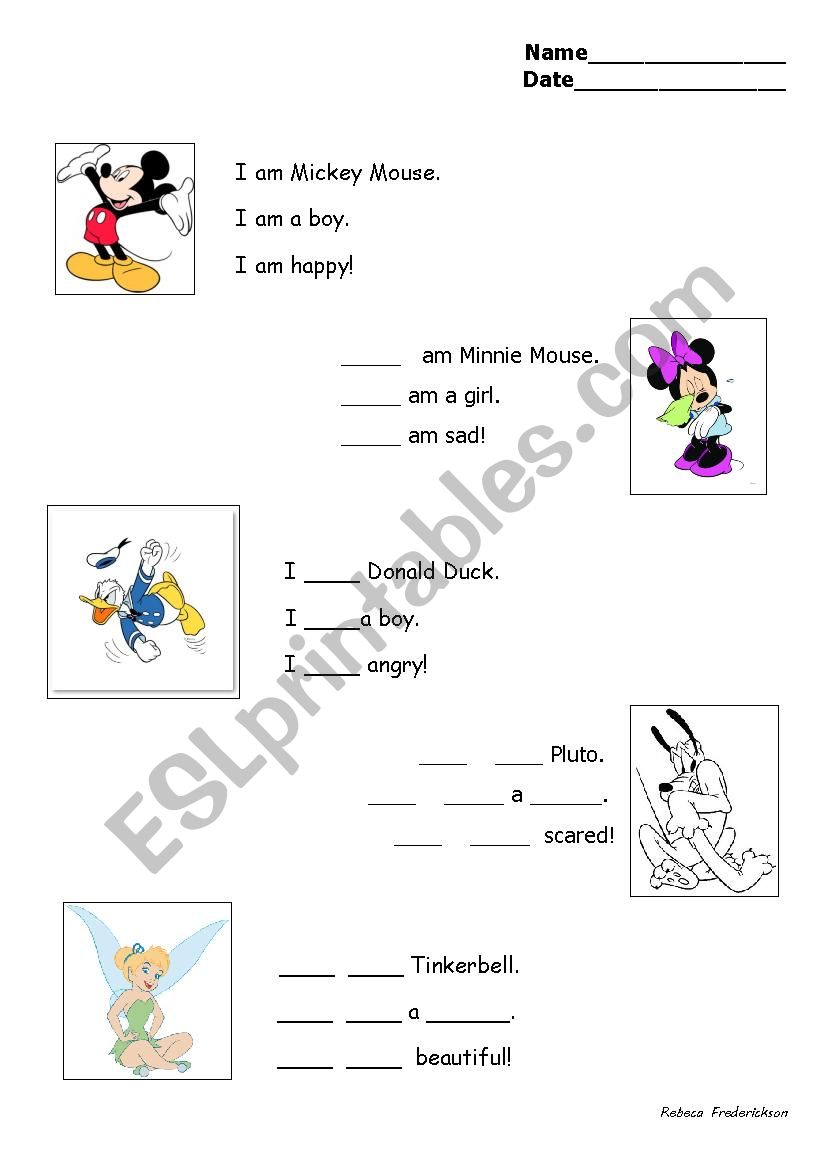 Verb To Be worksheet