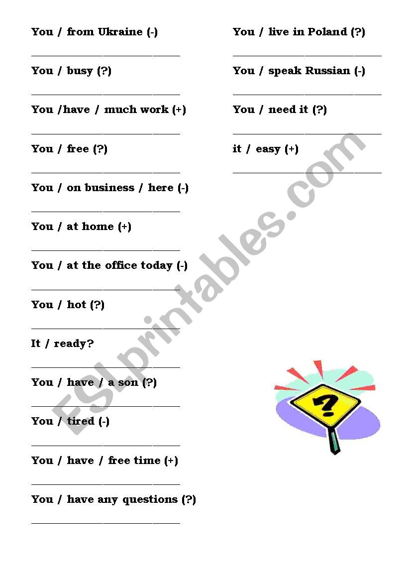 to_be_pactice worksheet