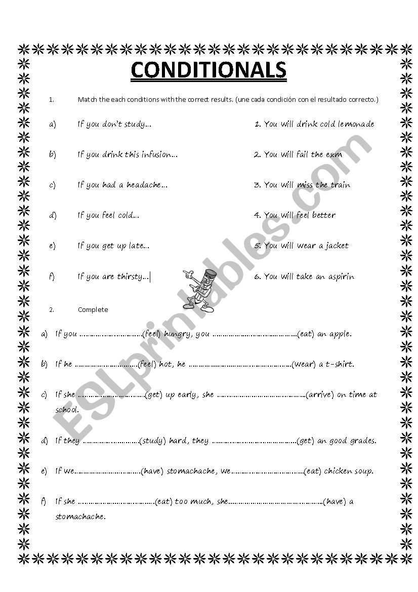 CONDITIONALS worksheet