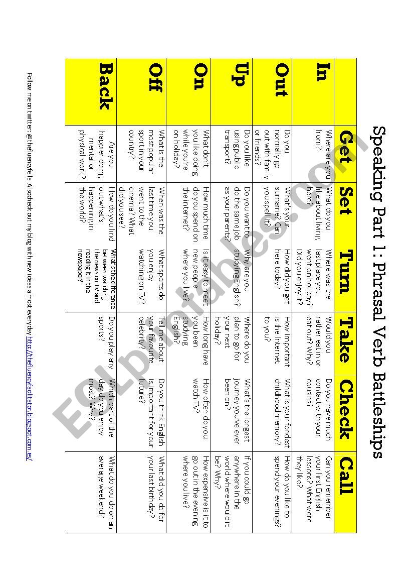  Battleships FCE speaking part 1