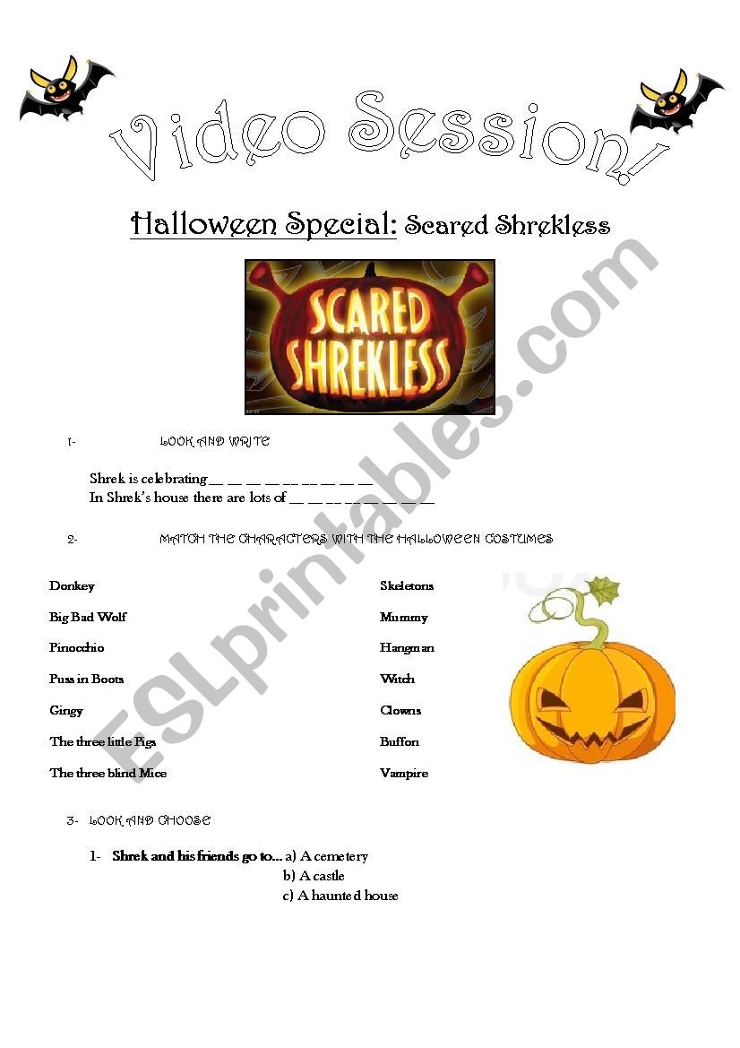 Halloween Special Scared Shrekless