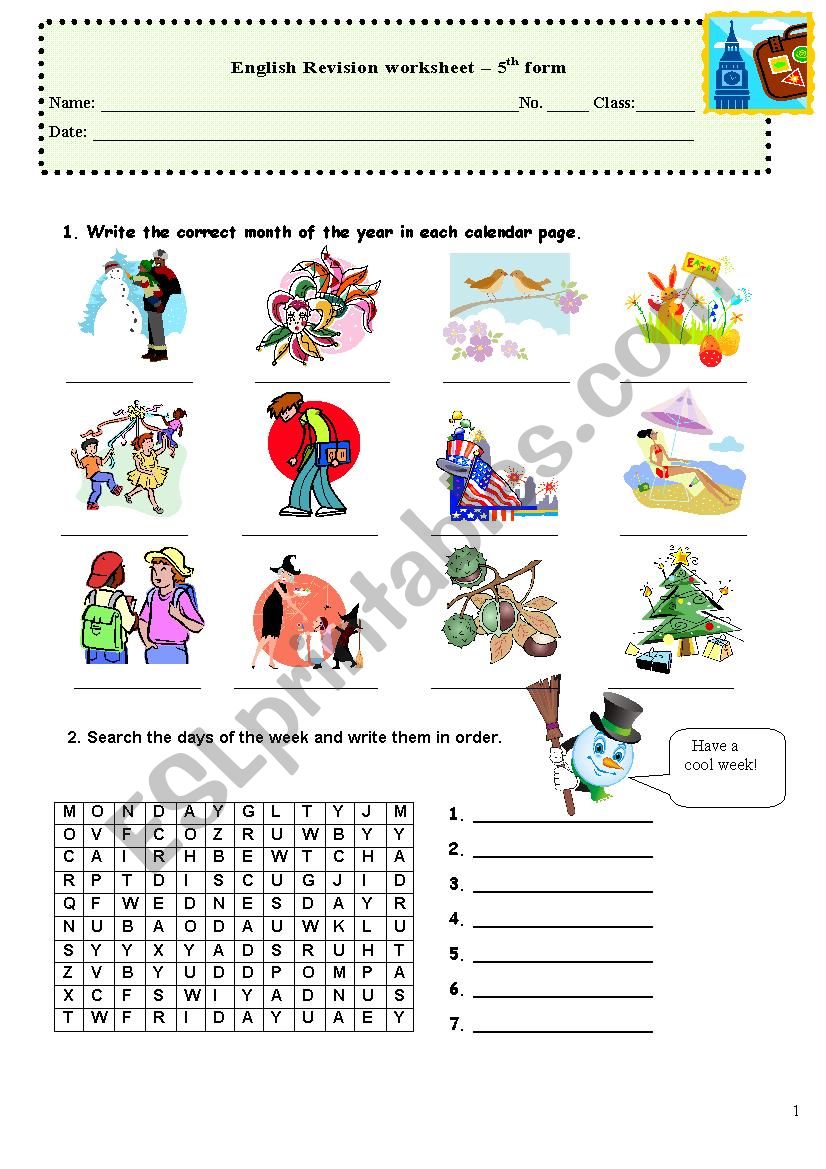 worksheet esl worksheet by spyworld