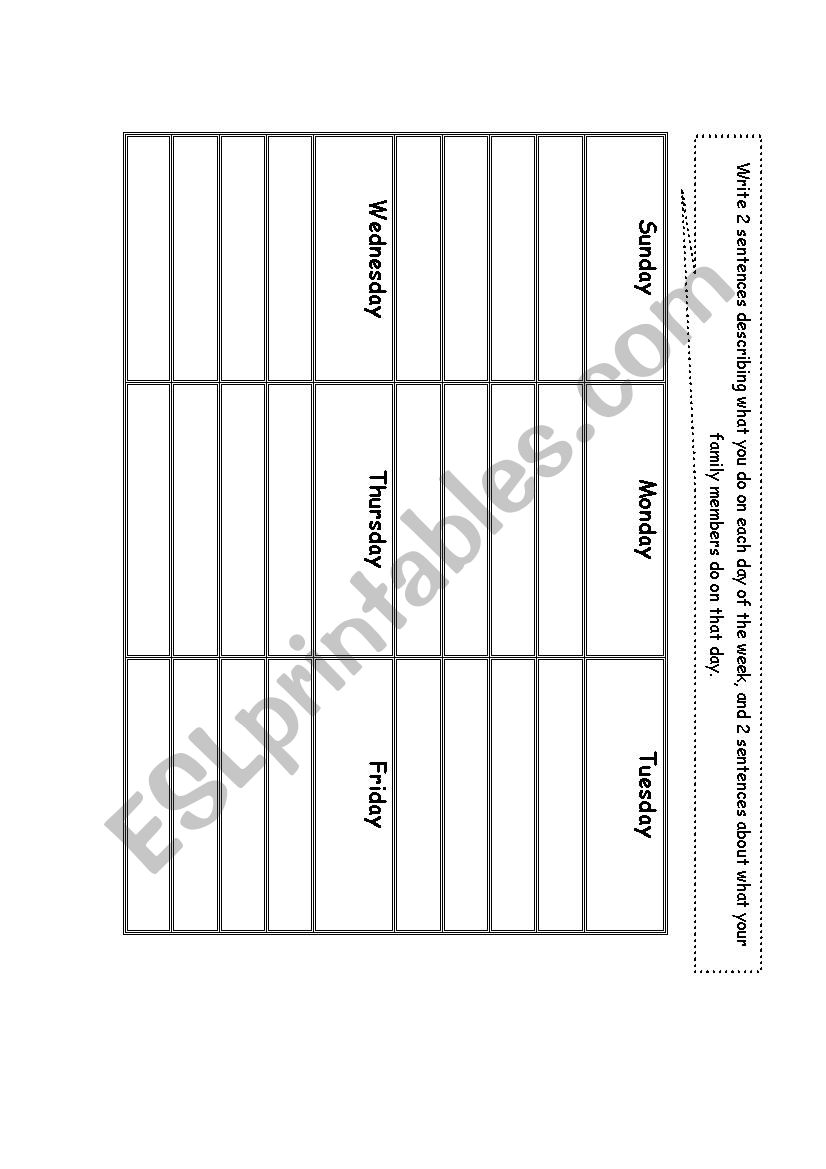 Present simple writing practice