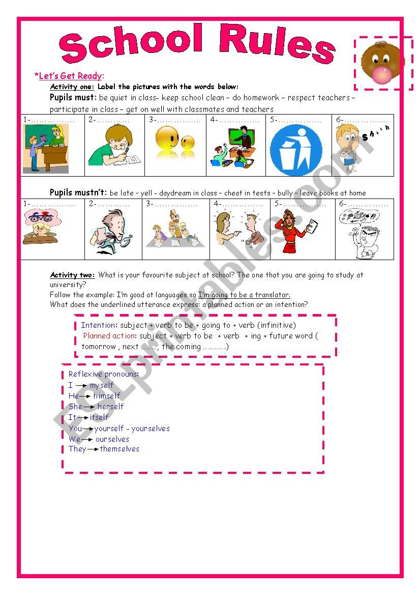 9th form module 2 lesson 2 School Rules