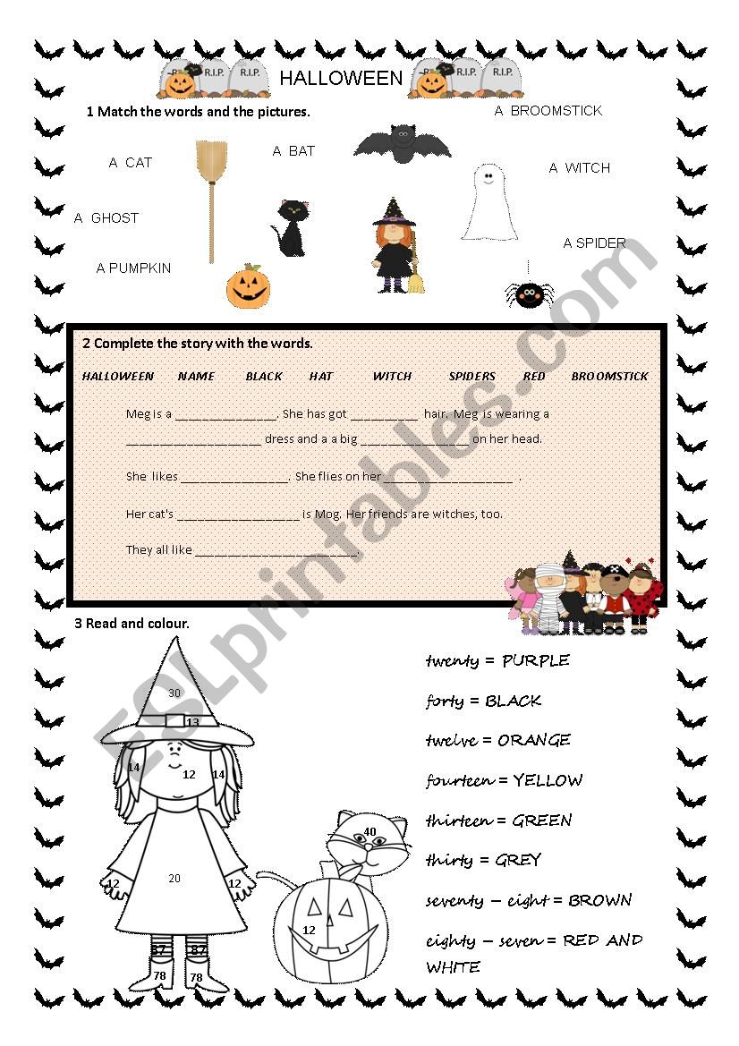 HALLOWEEN worksheet