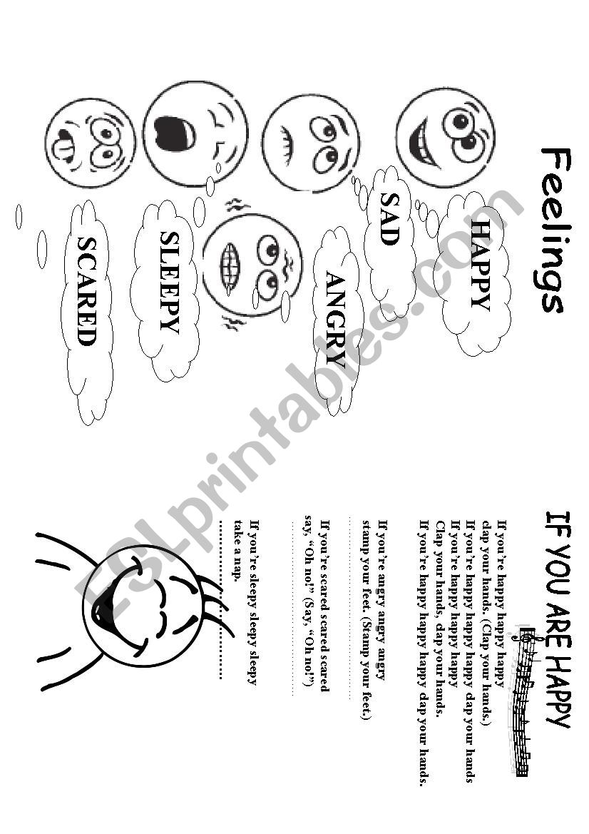 Feelings worksheet