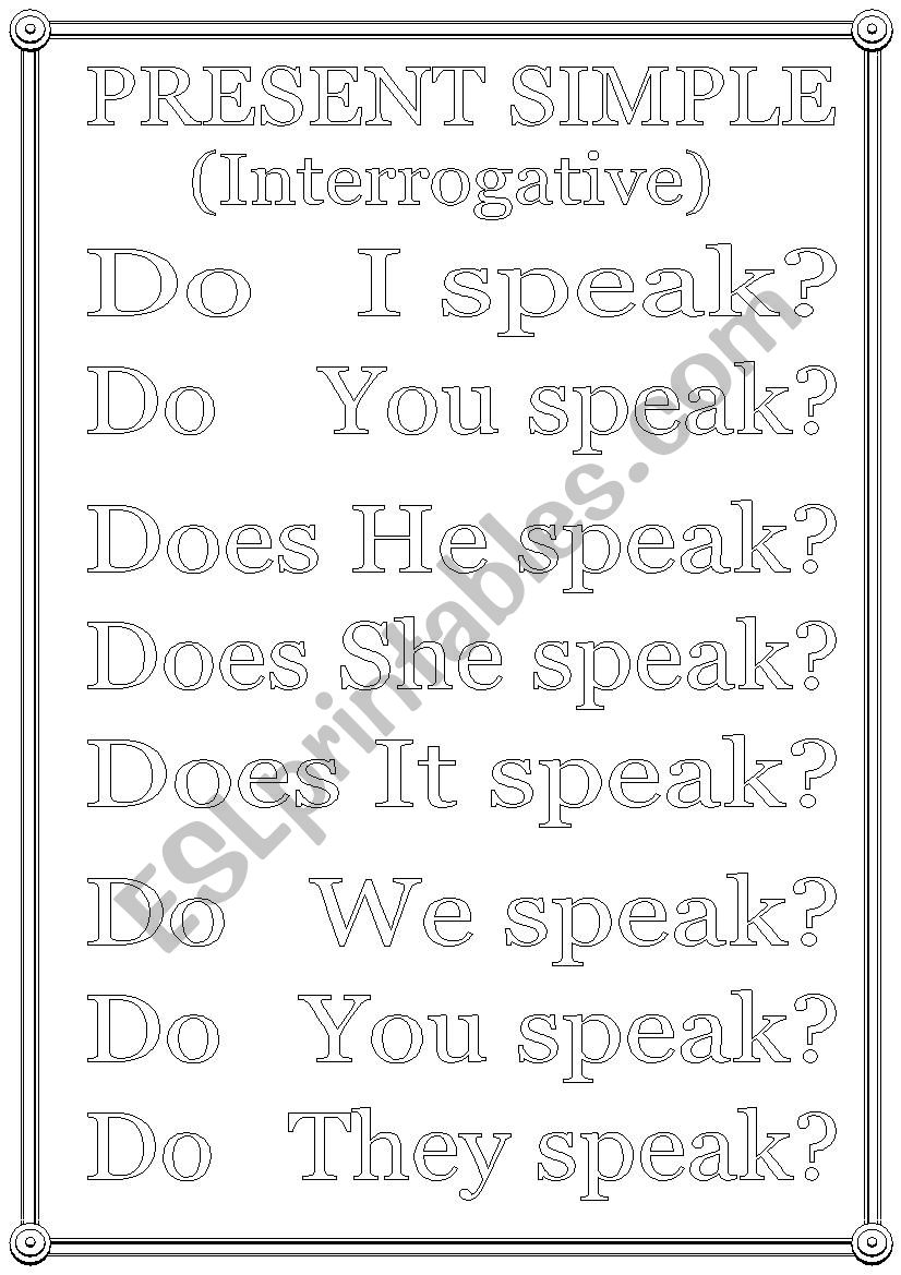 grammar worksheet