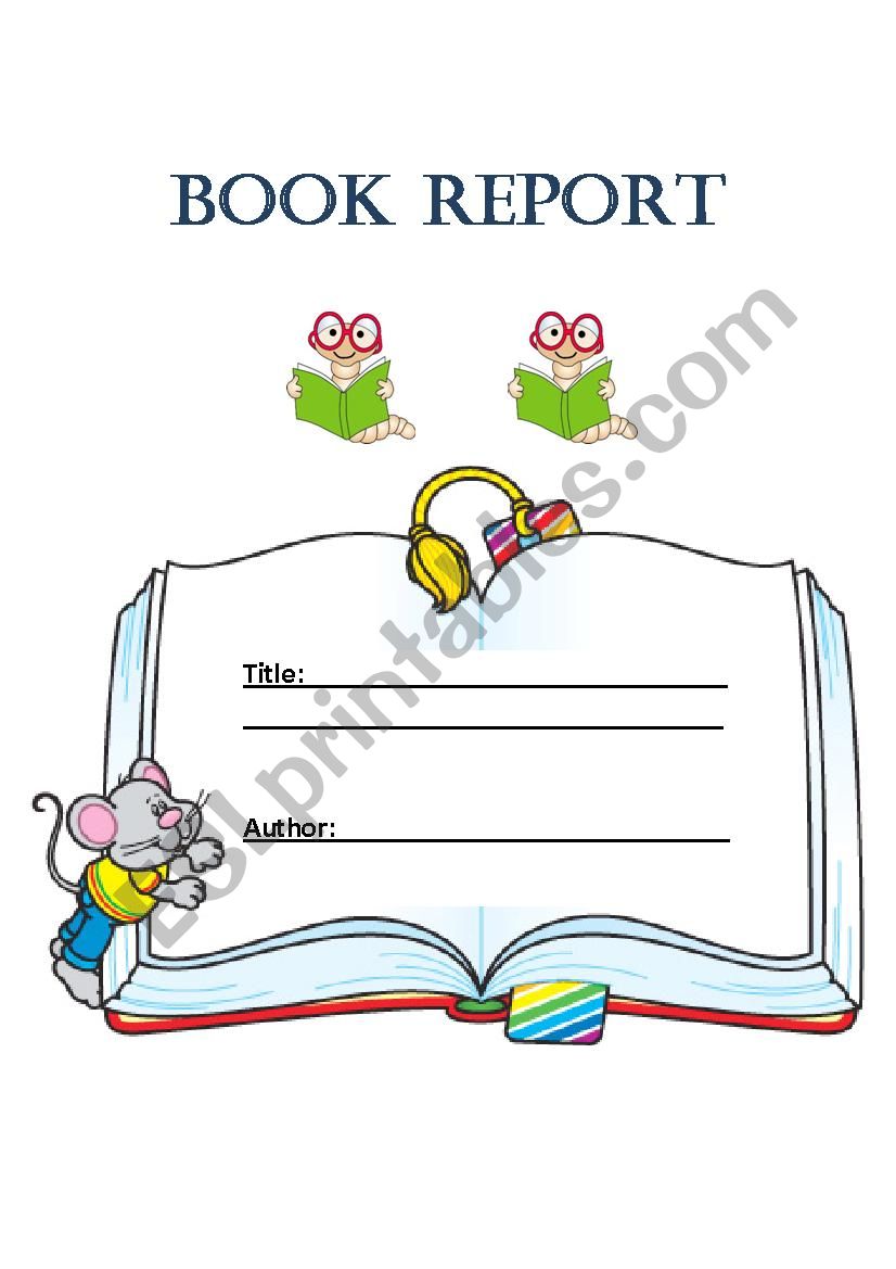 book reprt worksheet