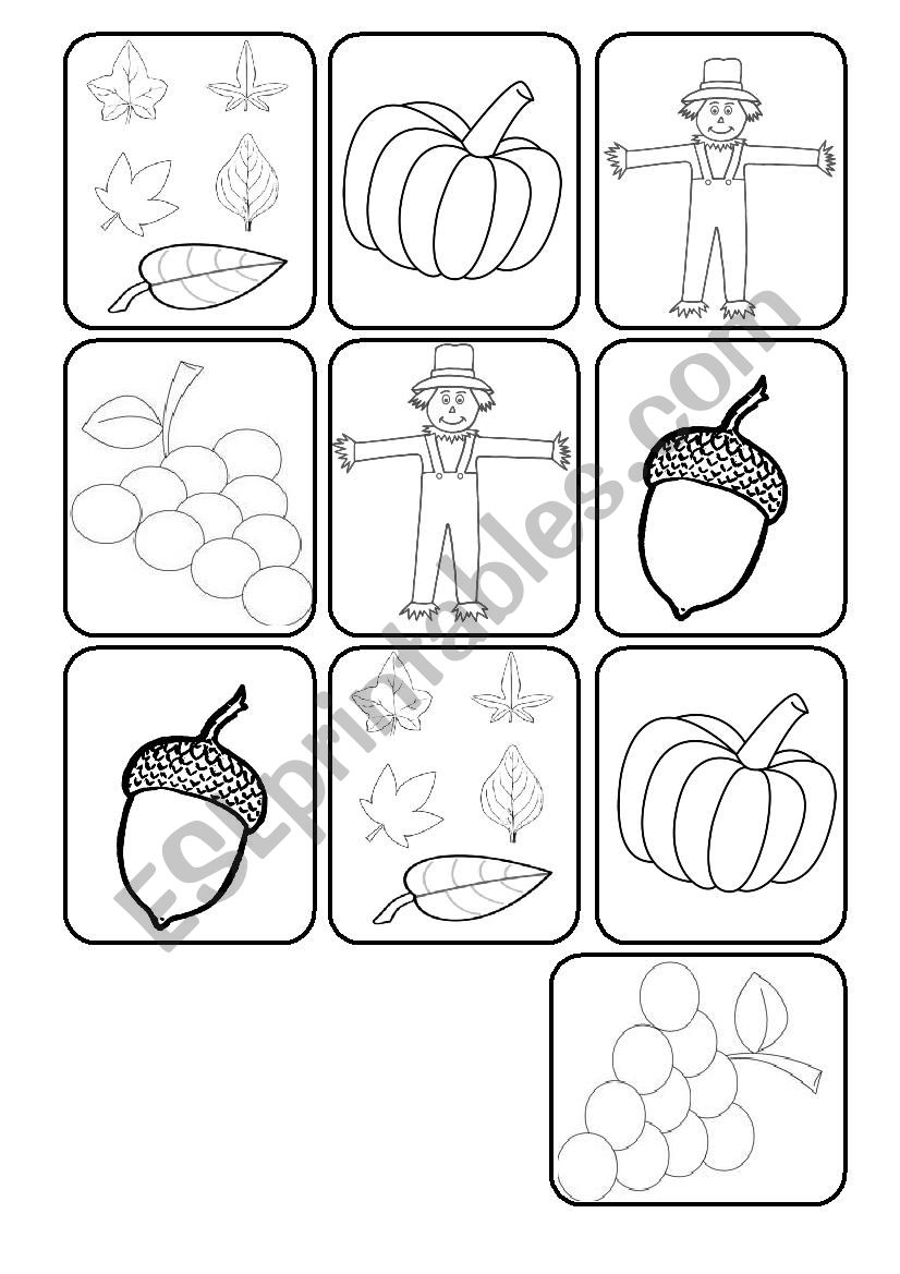 Numbers Game pairs worksheet