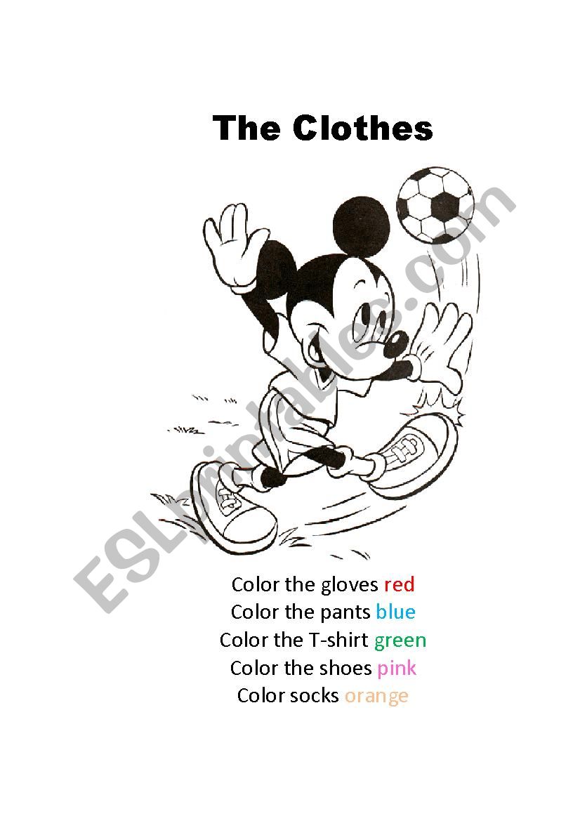 Coloring exercise  worksheet
