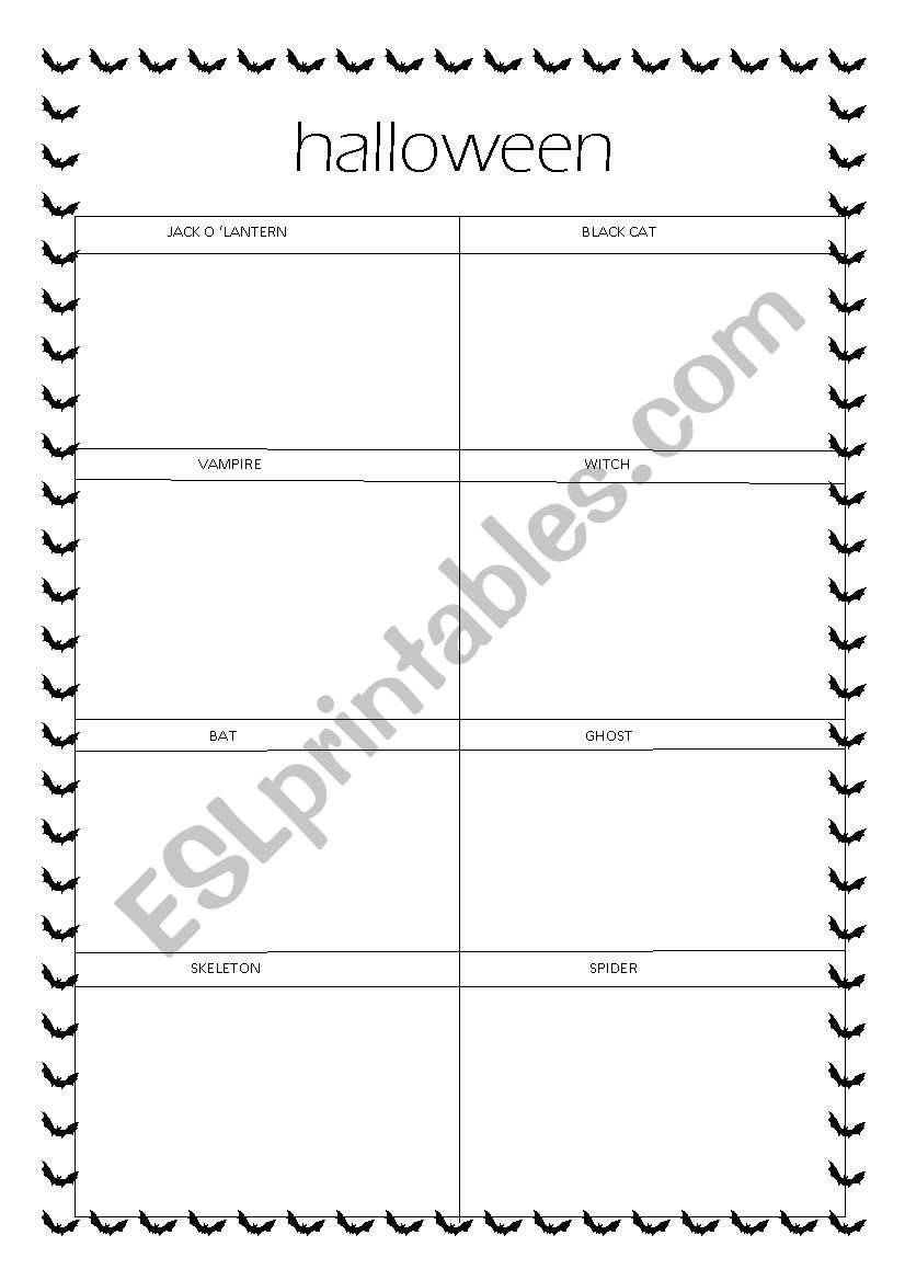 HALLOWEEN worksheet