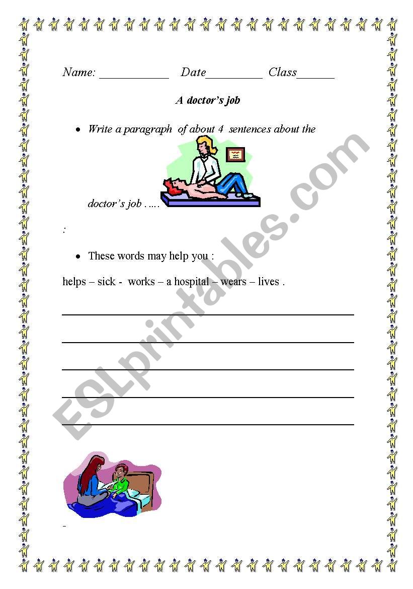 A job description worksheet