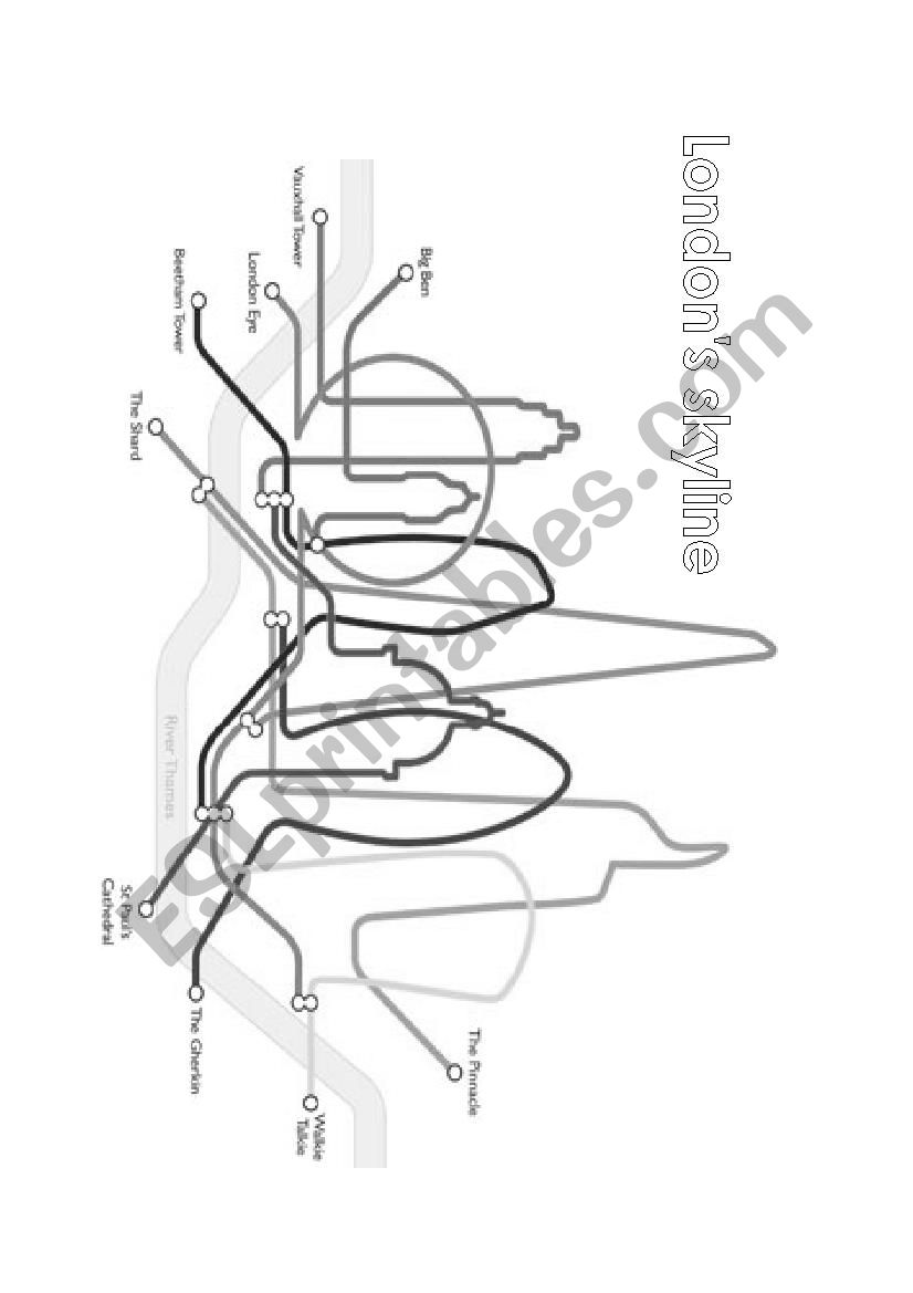 London memory skyscrapers worksheet