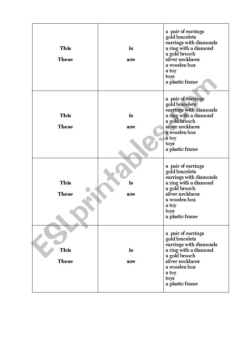 Drill there is / are this is worksheet