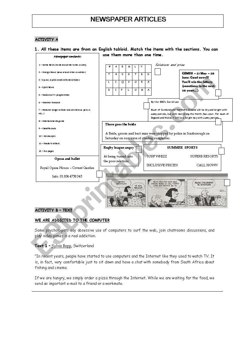 Newspaper articles - Technology