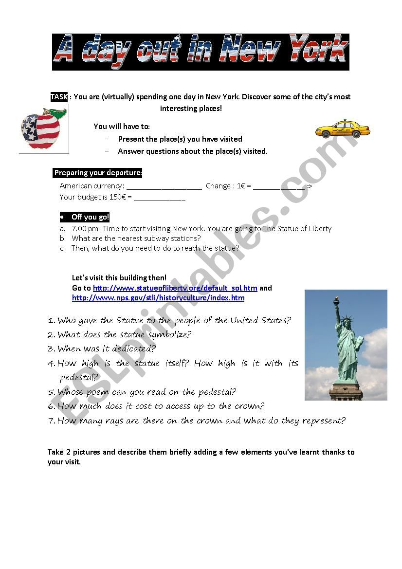 LetÂ´s visit New-York! - The Statue of Liberty
