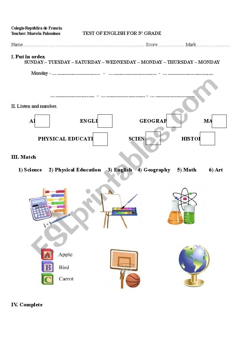 worksheet 3rd grade worksheet