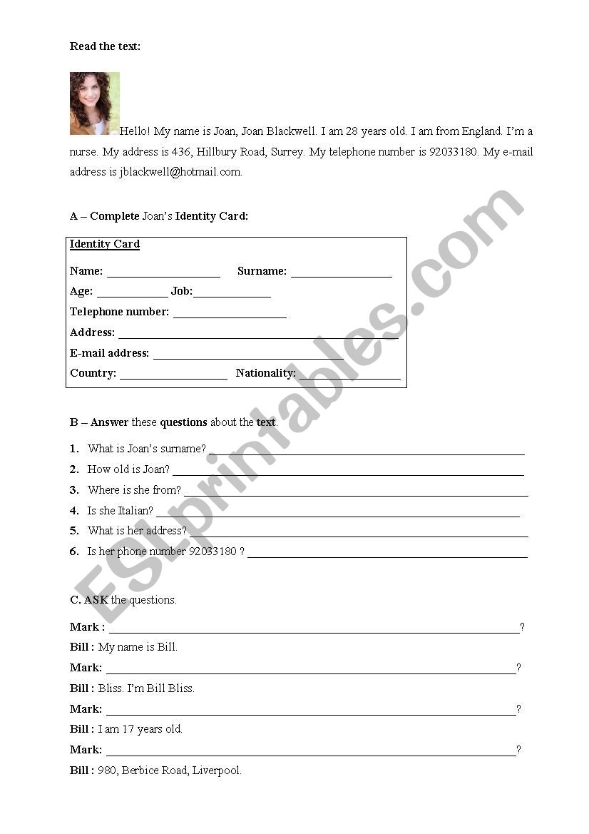 Revisions worksheet worksheet