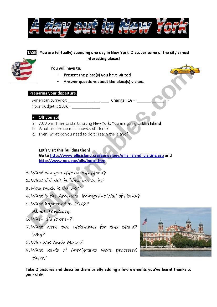 Let´s visit New-York! - Ellis Island