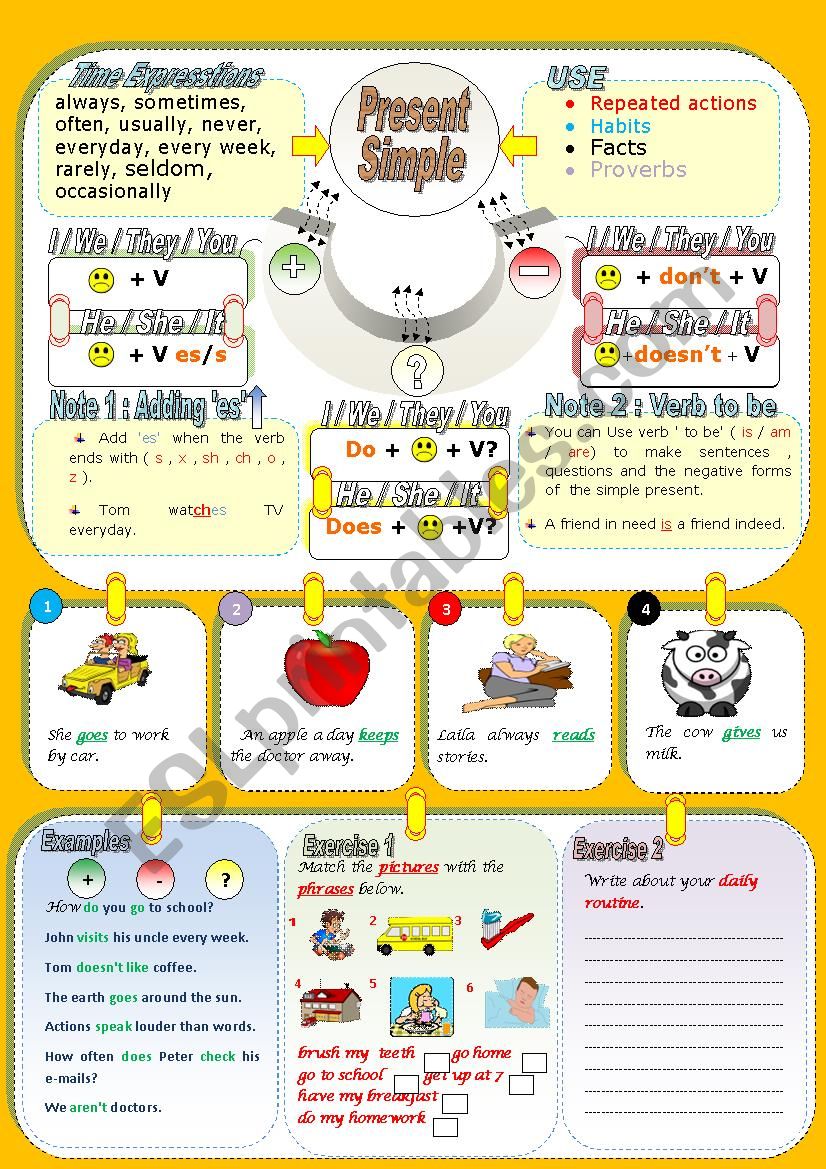 the-simple-present-tense-esl-worksheet-by-hussamk2000