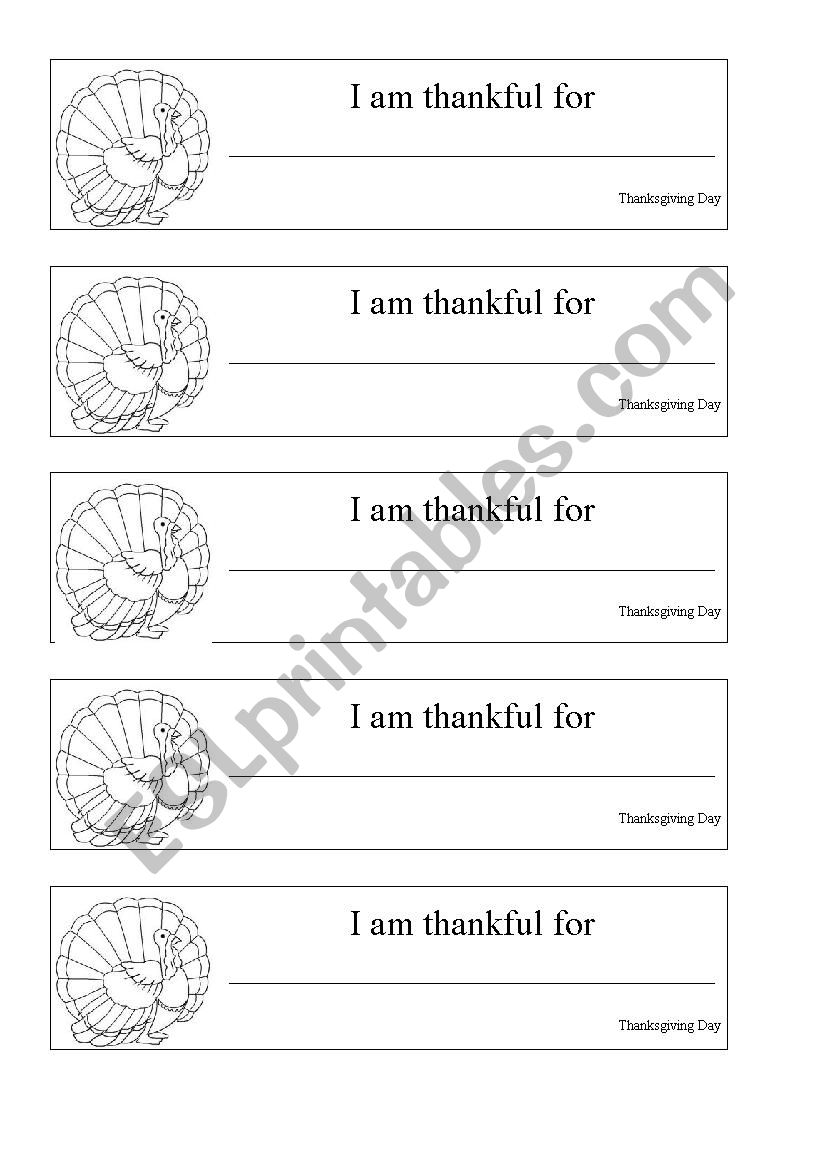 Thanksgiving Day worksheet