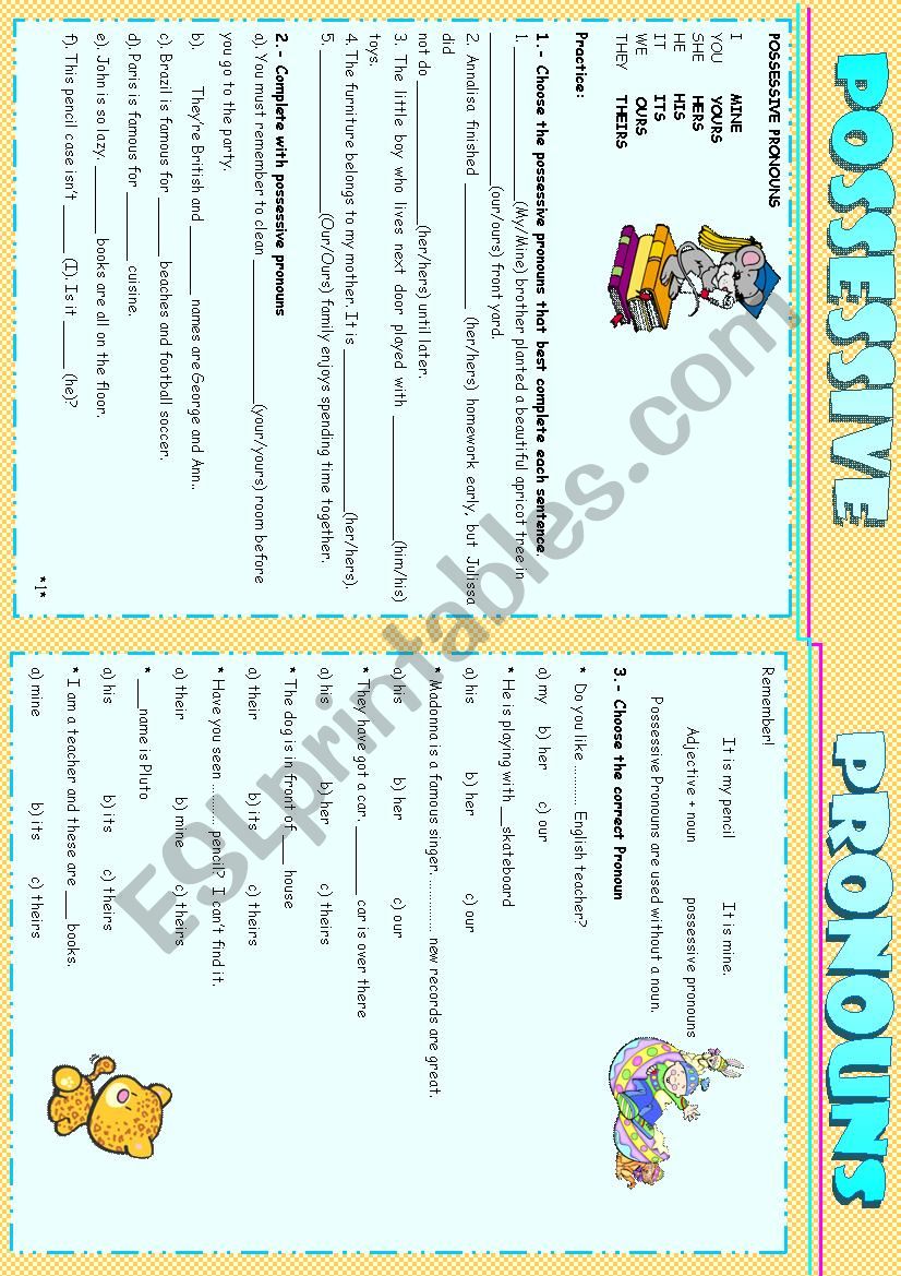 possessives-pronouns-practice-esl-worksheet-by-llkristianll