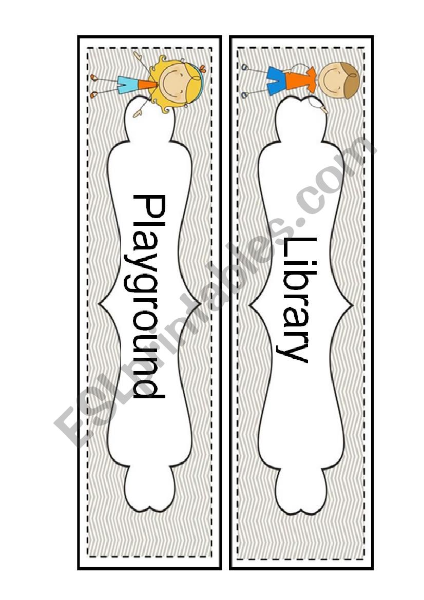 school labels worksheet