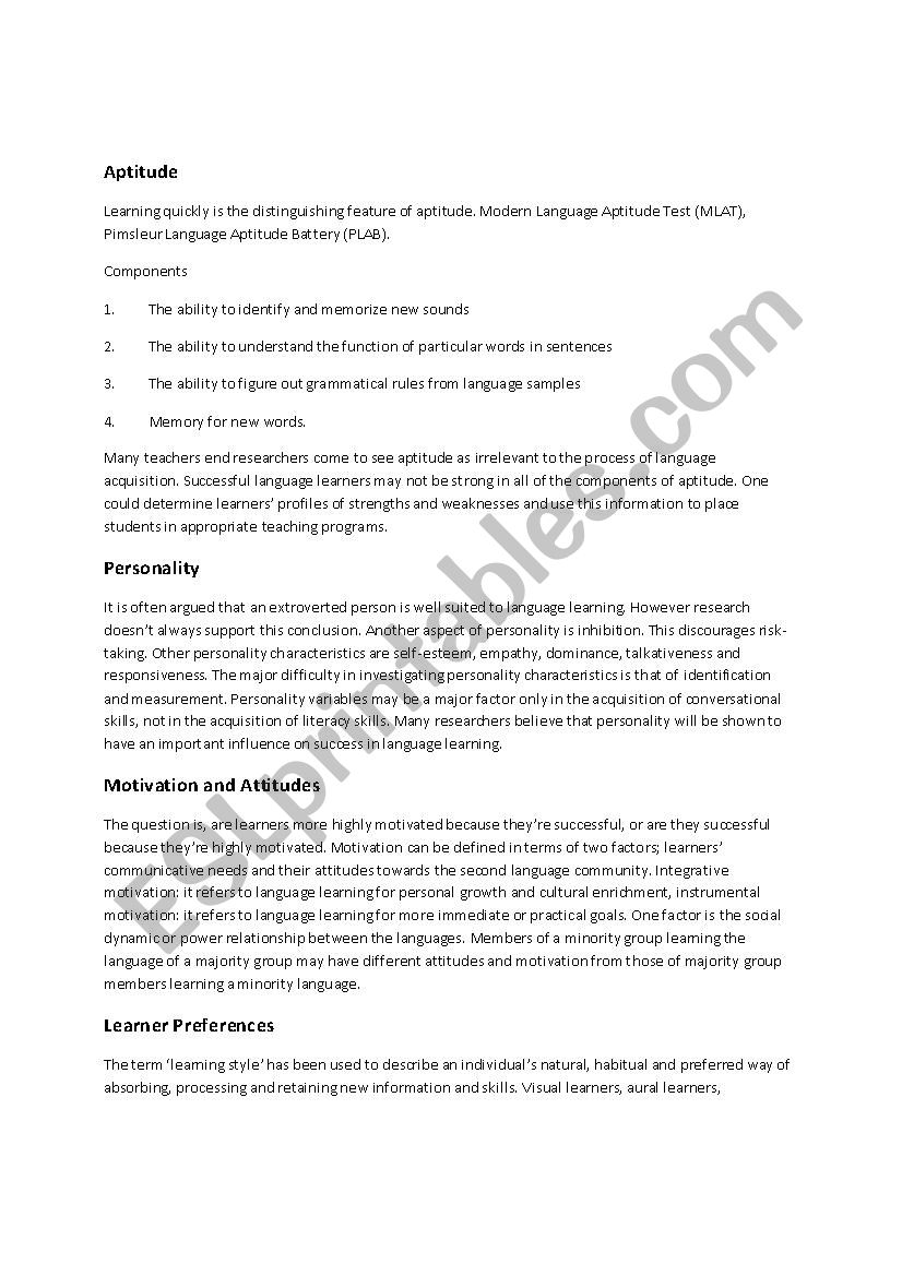 pragmatic worksheet