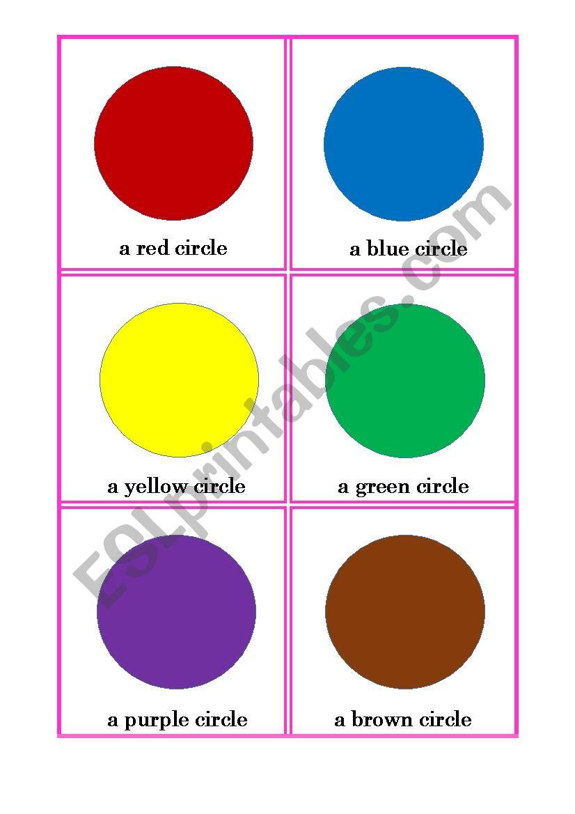 Shapes & Colors 1 worksheet