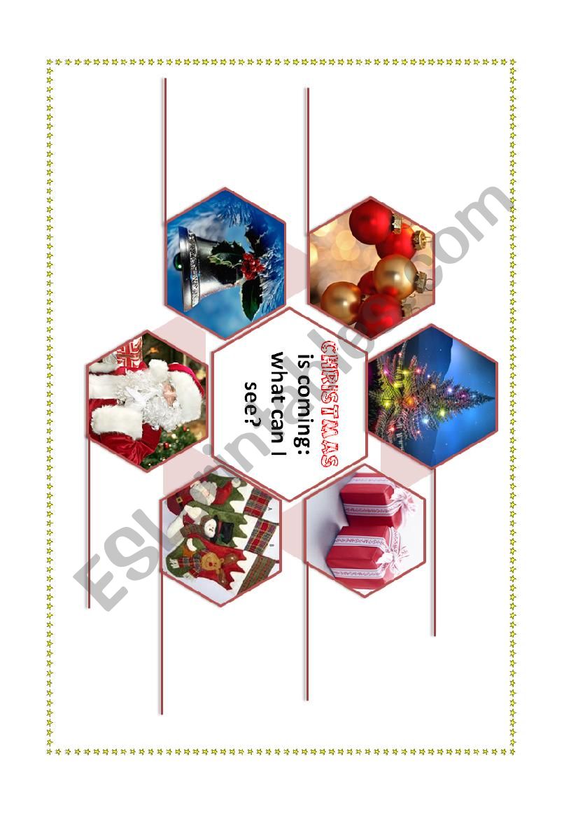 Christmas is coming worksheet