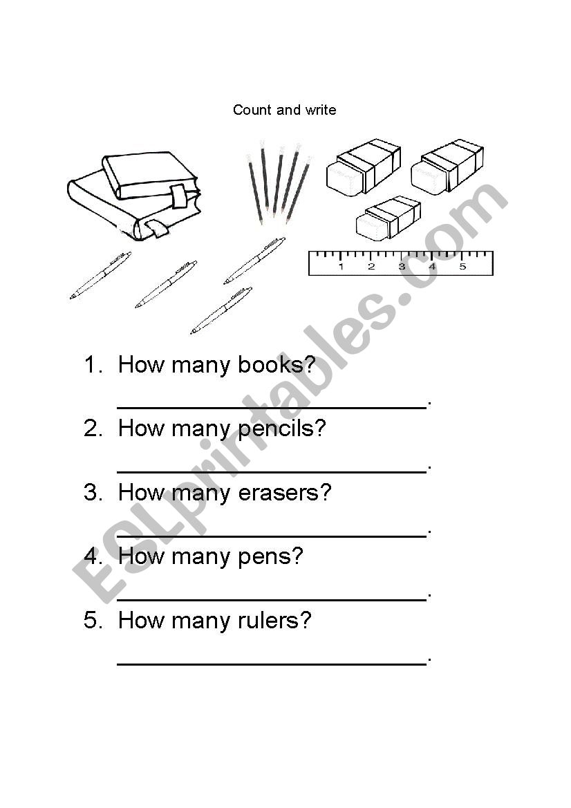 How many worksheet