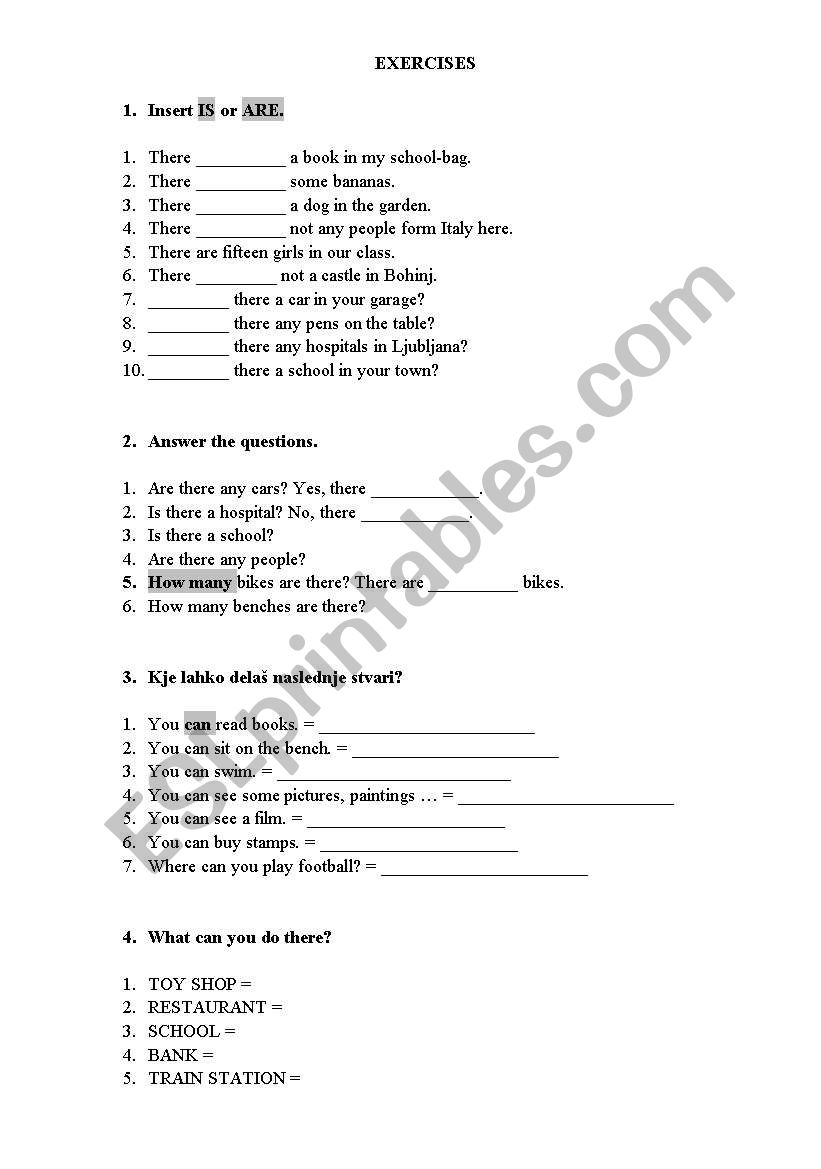 A BIT OF GRAMMAR worksheet