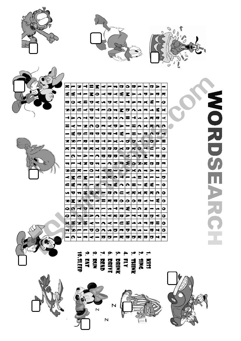 WORDSEARCH worksheet