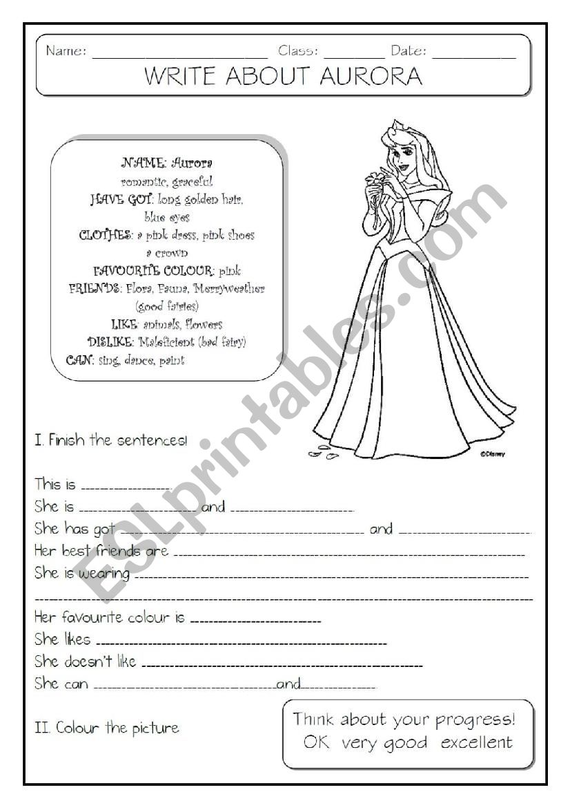 GUIDED WRITING - 1/6 worksheet