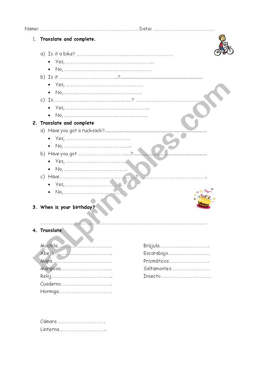 Explorers unit 1 worksheet