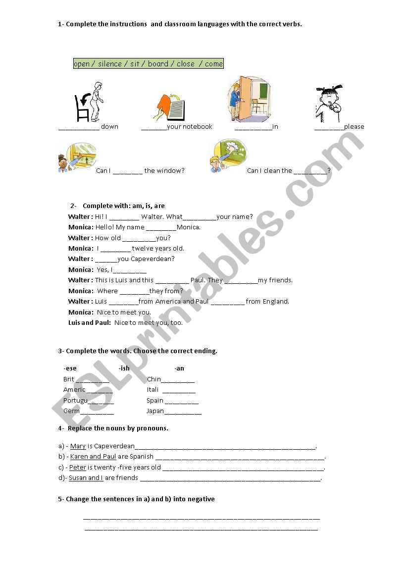 Review lv 1 worksheet