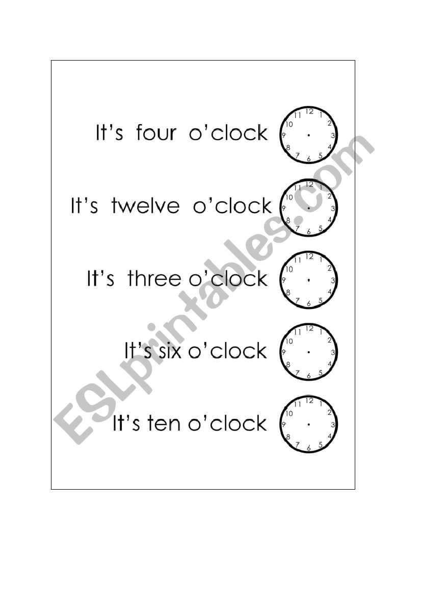 time worksheet