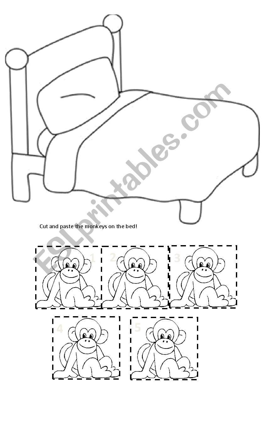 Five Little Monkeys worksheet