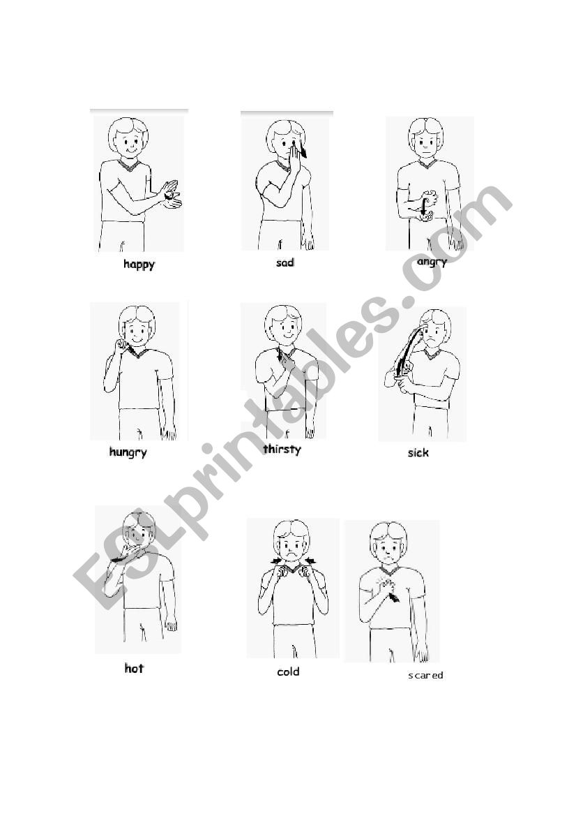 emotions-feelings worksheet worksheet