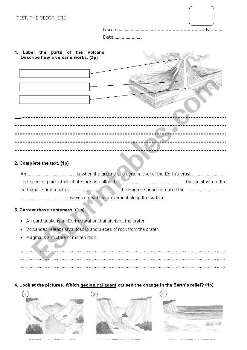 The Geosphere worksheet