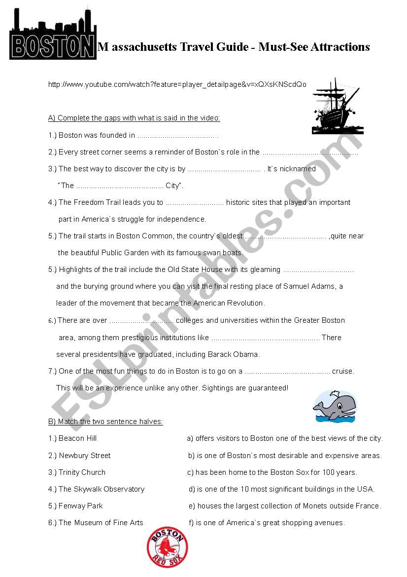 Boston - video worksheet