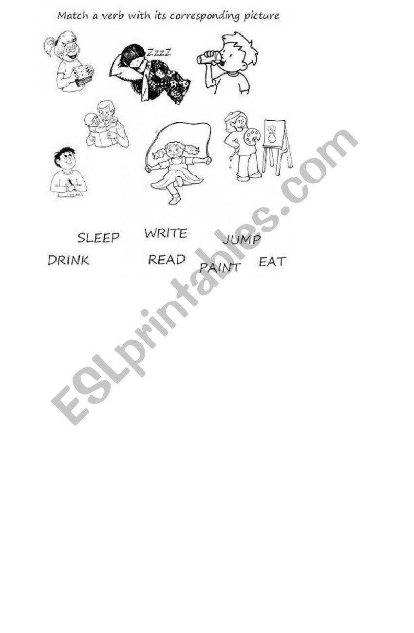 Verbs worksheet